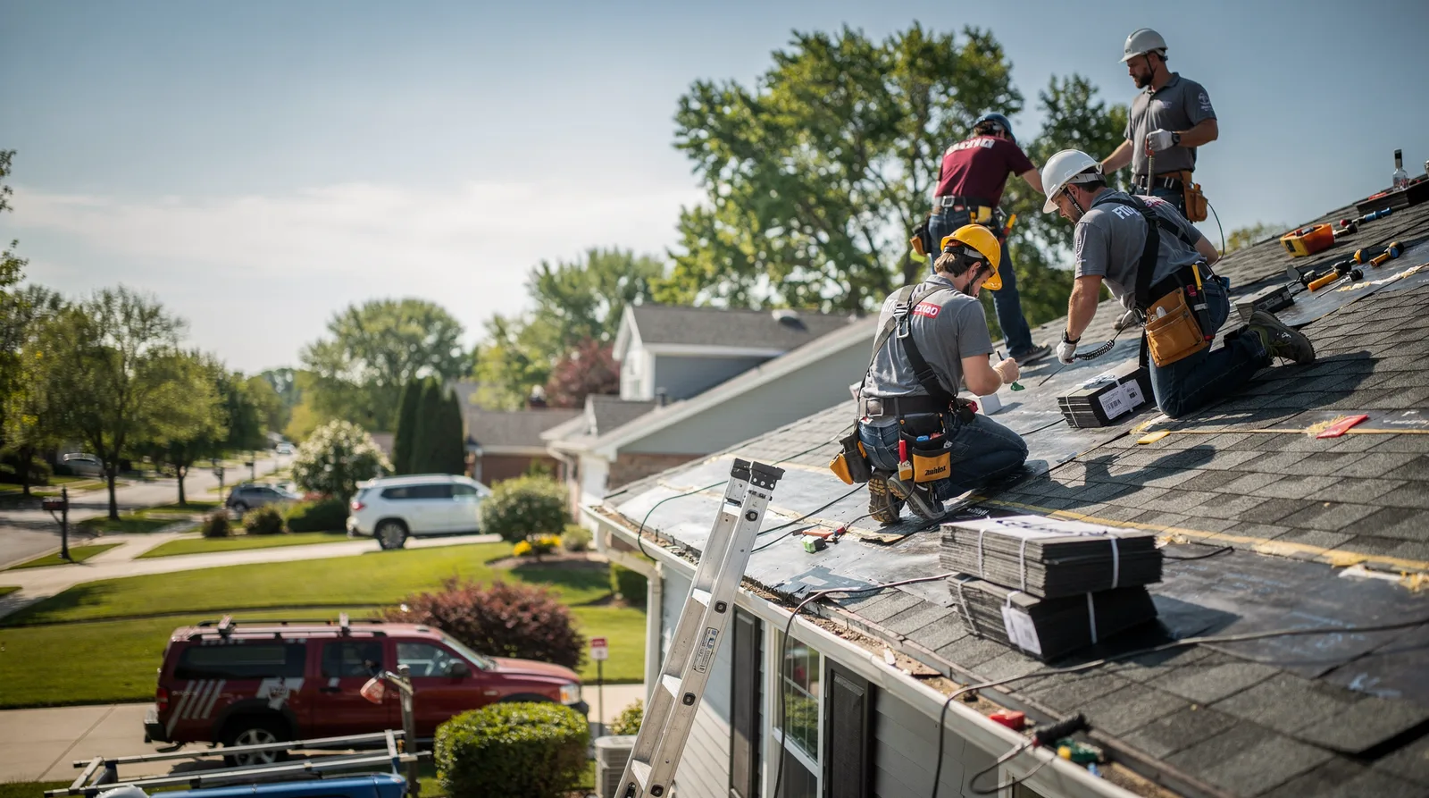 Roof Repair in Bensenville, IL around you
